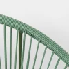 Zestaw Ogrodowy Fotel żyłkowy I Stolik Okrągły Kolor Zielony*KARE Design Sale