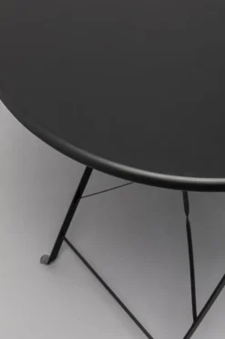 Zestaw Ogrodowy Składany 2 Krzesła I Stół Kolor Czarny*KARE Design New