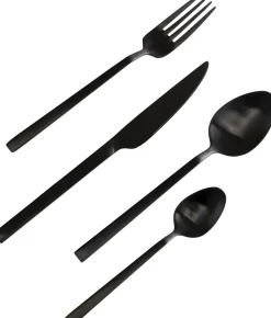 Zestaw Sztućców Gloria (16 Sztuk) Czarny Mat*KARE Design Best
