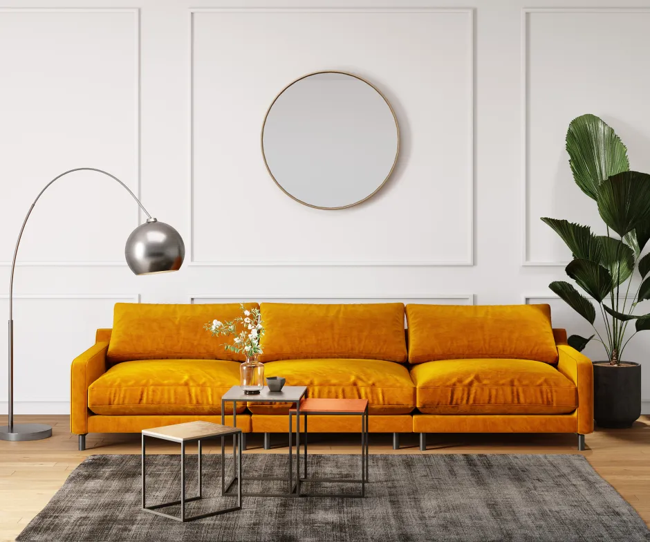 Zestaw Trzech Stolików Kawowych Loft Square Aluminum Kolorowe*KARE Design Outlet