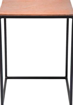 Zestaw Trzech Stolików Kawowych Loft Square Aluminum Kolorowe*KARE Design Outlet