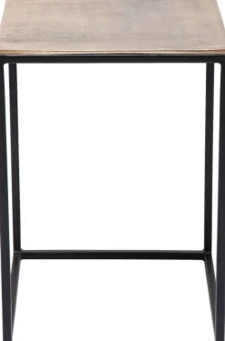Zestaw Trzech Stolików Kawowych Loft Square Aluminum Kolorowe*KARE Design Outlet