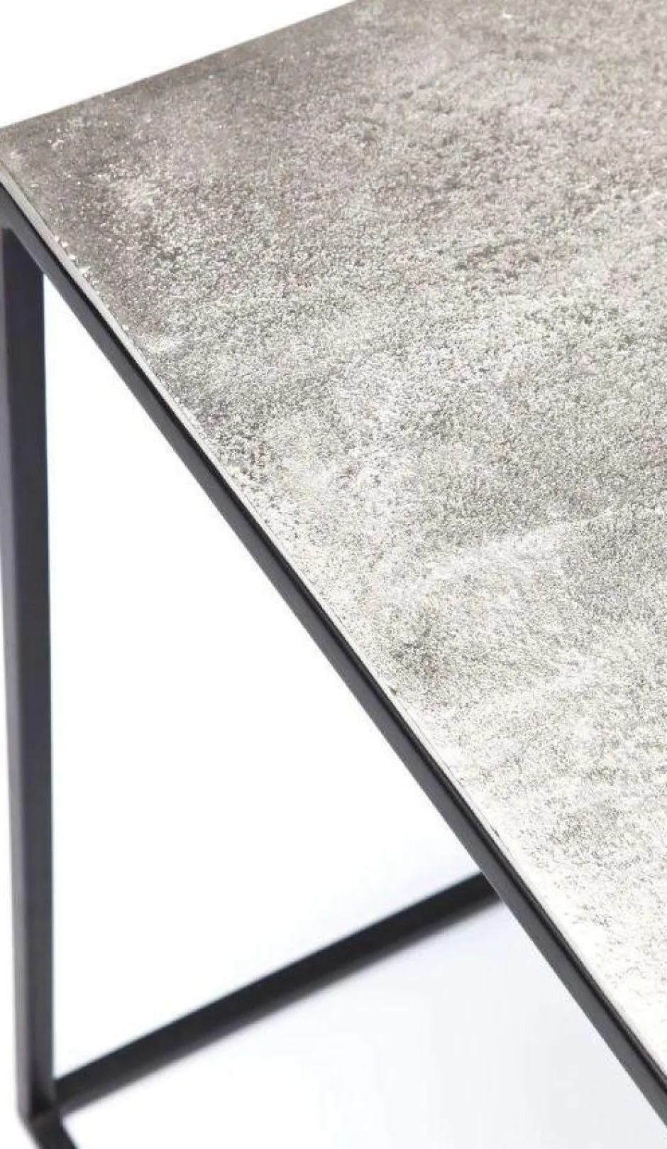 Zestaw Trzech Stolików Kawowych Loft Square Aluminum Kolorowe*KARE Design Outlet