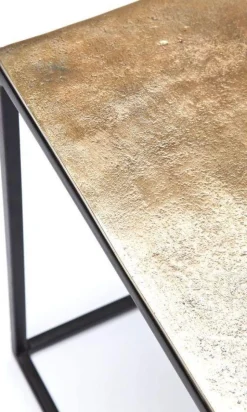 Zestaw Trzech Stolików Kawowych Loft Square Aluminum Kolorowe*KARE Design Outlet
