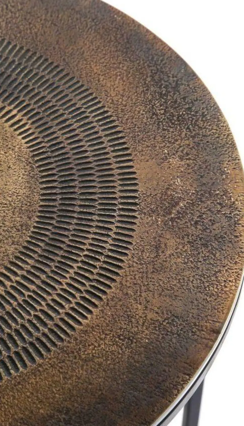 Zestaw Trzech Stolików Kawowych Marrakesh Mosiężne*KARE Design Best